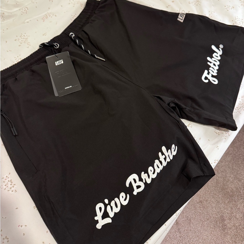 Live Breathe Futbol Black Shorts - Maestro Shorts -  Black - XL